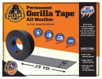 Gorilla All Weather Outdoor Waterproof Duct Tape, UV and Temperature Resistant, 1.88" x 25 yd, Black, (Pack of 1) - Image 4